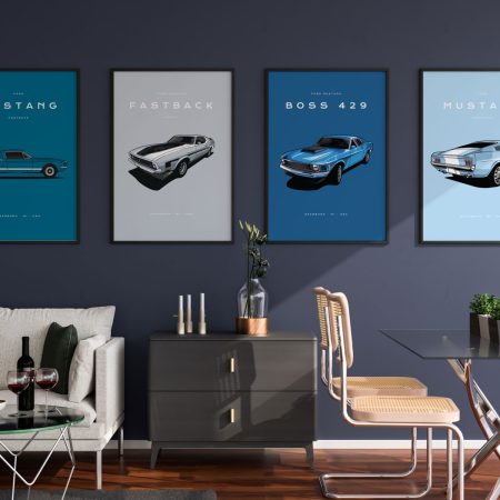 Colour Block Car Poster | PRINT SERIES | Grafico Melbourne