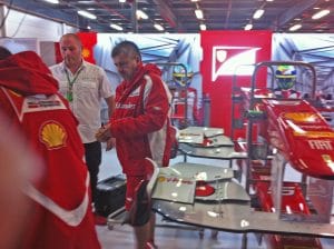 image of Scuderia Ferrari F1 with Grafico team