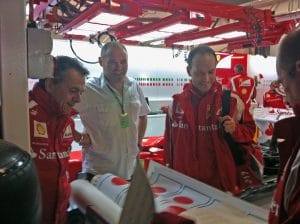 image of Scuderia Ferrari F1 with Grafico team