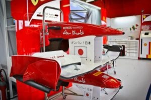 image of Scuderia Ferrari F1 with Grafico team