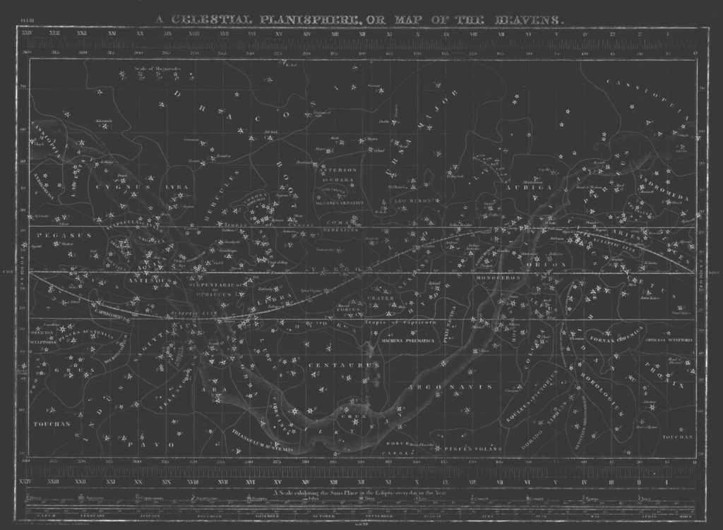 Celestial Star Map - Grey | Kids WALLPAPER - Grafico Group