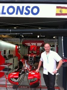 image of Scuderia Ferrari F1 with Grafico team
