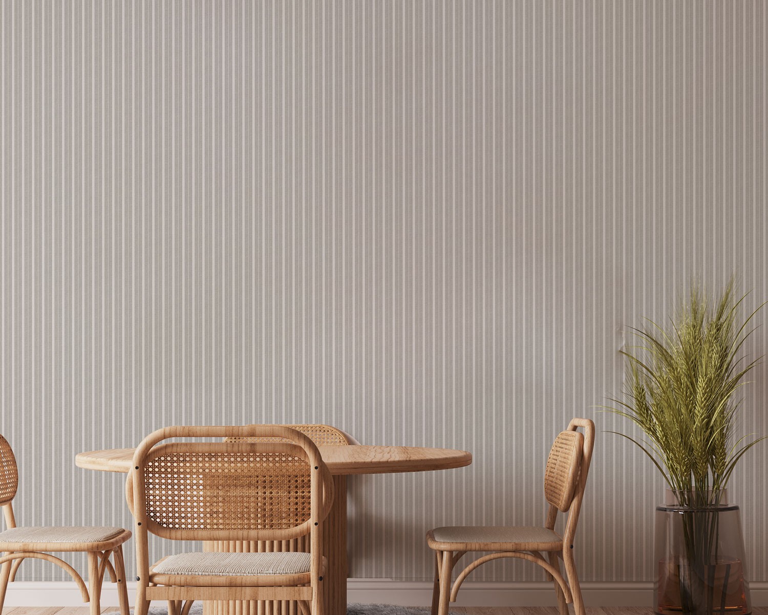 Linen Chevron Stripe | WALLPAPER