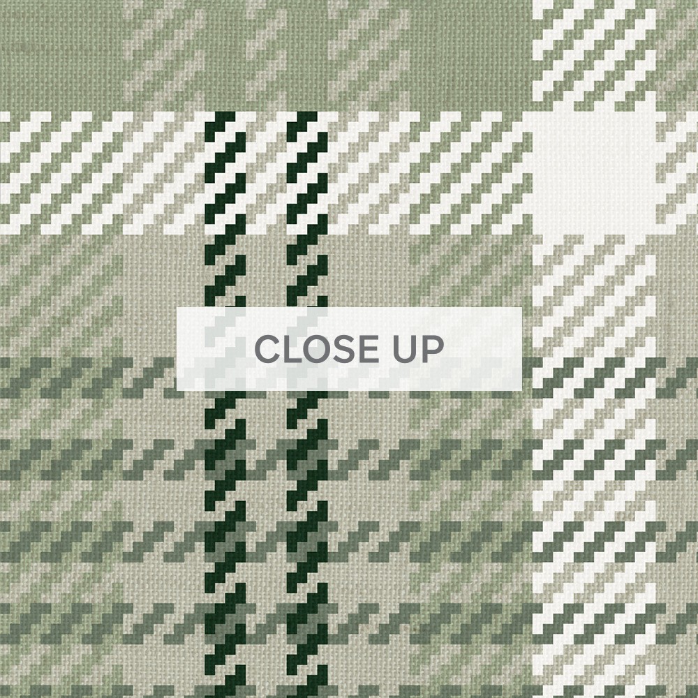 Tartan Houndstooth - Mossy Green-05