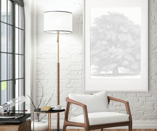 Vintage Tree - Version 1 | Print | Stretched Canvas or Printed Panel | Grafico Melbourne