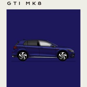 Volks_Volkswagen - GTI MK8 - Dark Purple