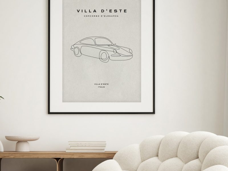 Car Line Art Poster | PRINT - Grafico Group